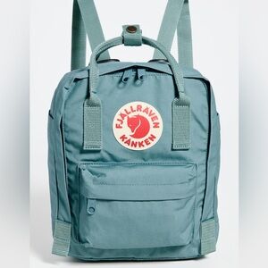 Fjallraven kanken mini backpack in sky blue color